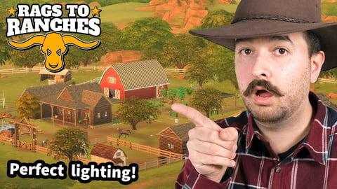 This lighting looks amazing! Rags to Ranches (Part 18) thumbnail