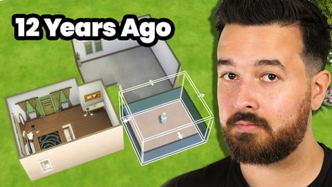 I built a house in The Sims 4 but it's 2014