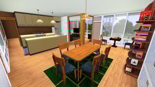 Mid-century House in Sims 3 - 11.jpg