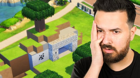 Can I build Minecraft build in Sims 4
