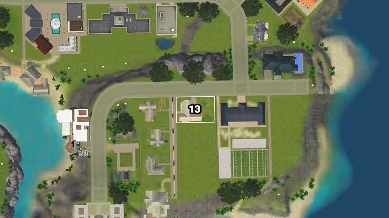 2 Seaward Walk position on map