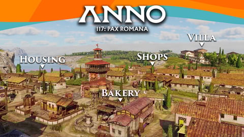 I built a roman city in Anno 117: Pax Romana