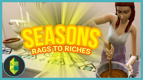 BATHROOM CAKE - Part 37 - Rags to Riches (Sims 4 Seasons) thumbnail