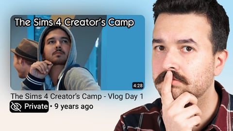Reacting to my vlog from the  2014 Sims 4 Creators Camp!