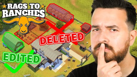 I deleted half the ranch and rebuilt it! Rags to Ranches (Part 22) thumbnail