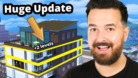 Building with the biggest Sims 4 update in 2024