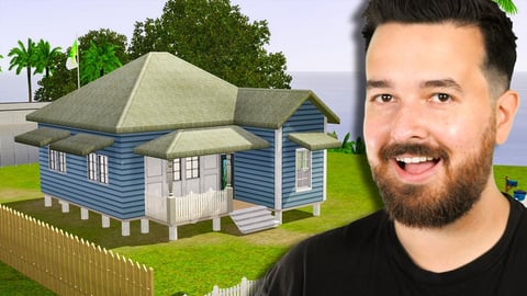 I built a starter home in The Sims 3