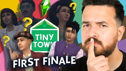 Our first Sim to finish in Tiny Town Challenge! - Part 14