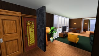 Mid-century House in Sims 3 - 7.jpg