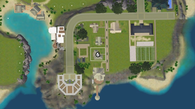 5 Seaward Walk position on map