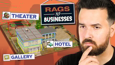 Renovating the abandoned lot! Rags to Businesses (Part 21)