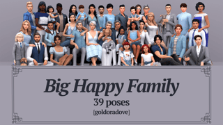 Big Happy Family Pose