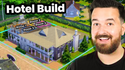 I built an Australian Hotel & Bar in The Sims 4 Adventure Awaits