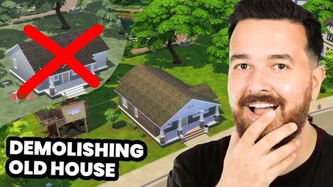 I demolished my Sims entire house! Growing Together (Part 6) thumbnail