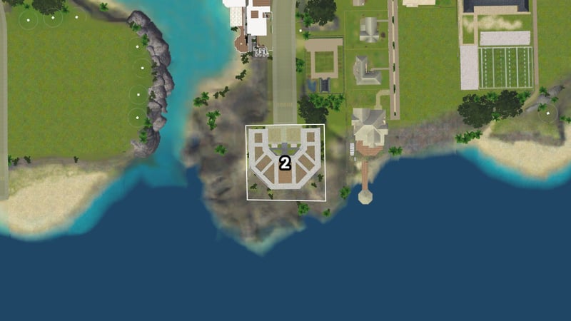 Aluna Headlands position on map