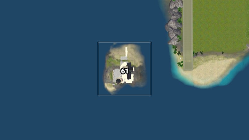Aluna Islet position on map