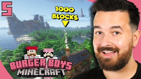 We can see into the distance! - Burger Boys Minecraft (Part 5)