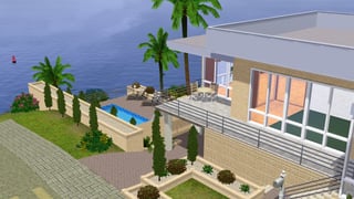 Mid-century House in Sims 3 - 2.jpg