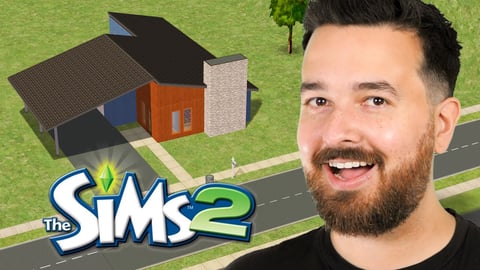 Building a starter home in The Sims 2!