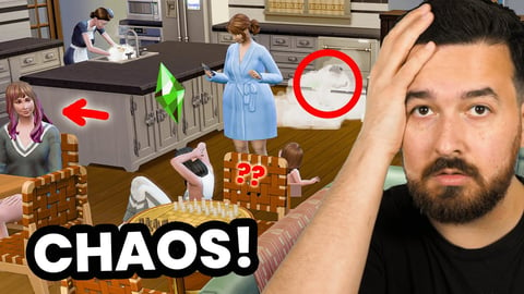 10 Sims in 1 house is chaos! Growing Together (Part 24) thumbnail