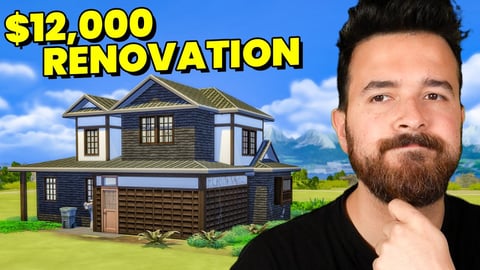 I have $12,000 to renovate this house (The Sims 4) thumbnail