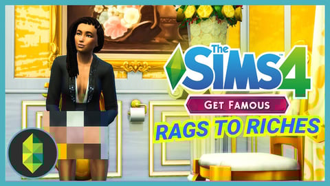 GOLD THRONE ROOM - Part 17 - Rags to Riches (Sims 4 Get Famous) thumbnail