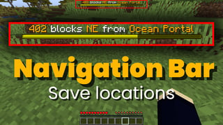 Navigation Bar - Save locations