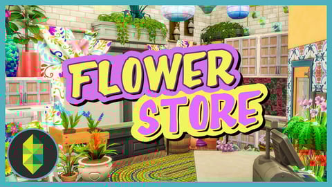 FLOWER STORE - The Sims 4 Build thumbnail