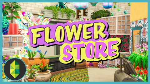 FLOWER STORE - The Sims 4 Build thumbnail