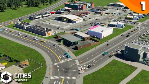 A brand new city in Cities Skylines 2