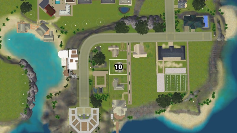 3 Seaward Walk position on map