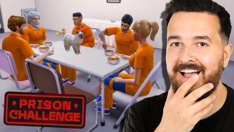 These Sims are struggling in the Prison Challenge (Part 7)