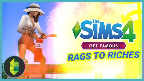FIRE AT HOLLY'S - Part 18 - Rags to Riches (Sims 4 Get Famous) thumbnail