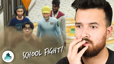 The school bully picked a fight! The Sims 4 High School Years (Part 9) thumbnail