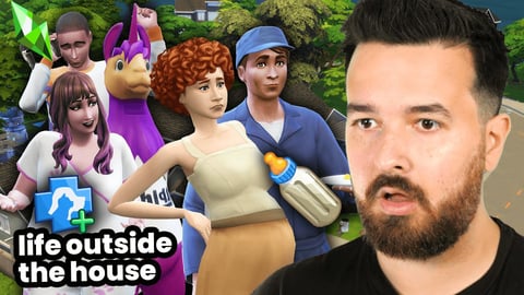 Leaving the house and playing our other Sims! Growing Together (Part 34) thumbnail