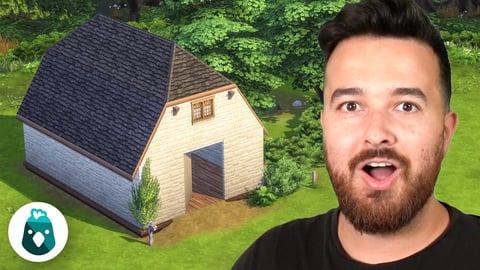 We are going to convert this abandoned barn! The Sims 4 Cottage Living (Part 4) thumbnail