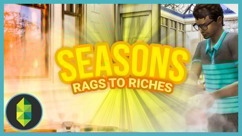 KITCHEN FIRE - Part 30 - Rags to Riches (Sims 4 Seasons) thumbnail
