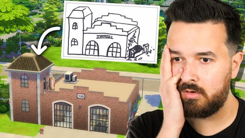 I tried to turn a drawing into a build