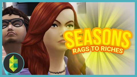 $10,000 FLOWERS - Part 34 - Rags to Riches (Sims 4 Seasons) thumbnail