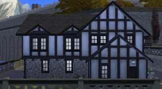 Contemporary Tudor Home