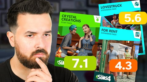 Ranking all of The Sims 4 packs